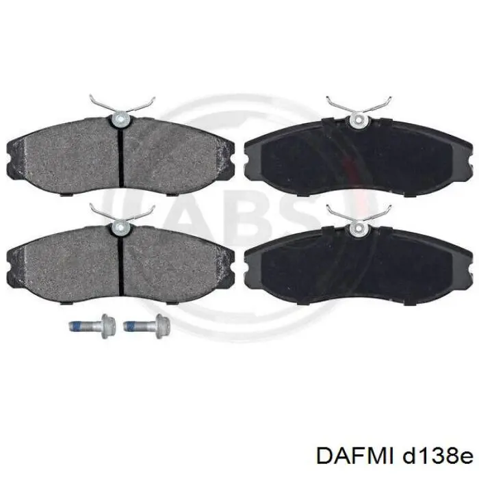 Колодки тормозные передние дисковые DAFMI D138E