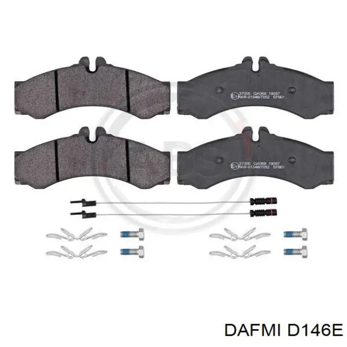 D146E Dafmi Колодки передние