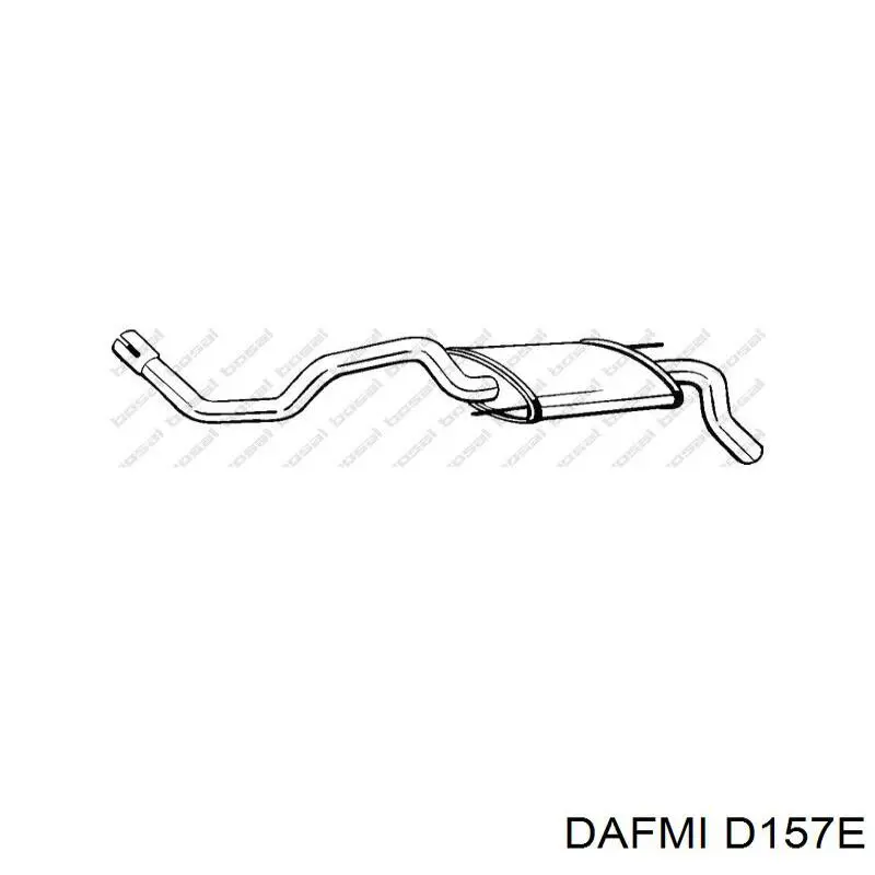 Колодки гальмівні передні, дискові D157E Dafmi