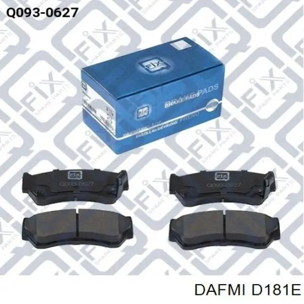 D181E Dafmi Колодки передние