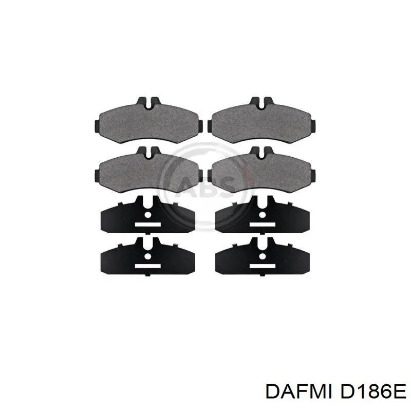 Колодки Dafmi D186E цена, от 13.33 USD
