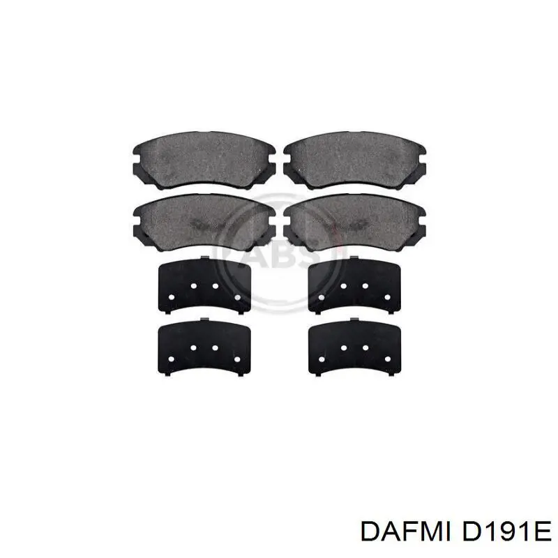 D191E Dafmi Колодки передние