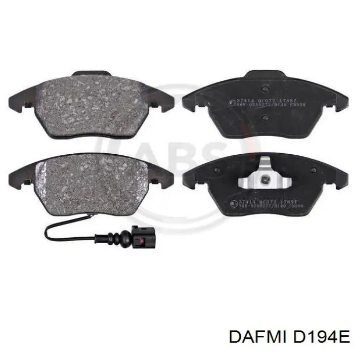 Купить D194E Dafmi Колодки тормозные