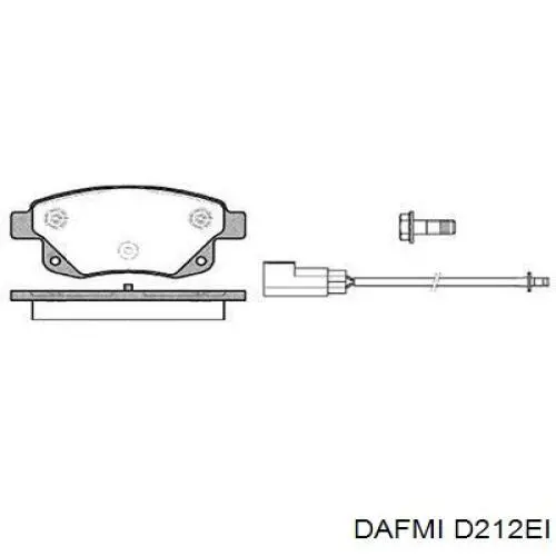 Колодки дисковые  Dafmi D212EI цена, от 18.21 USD