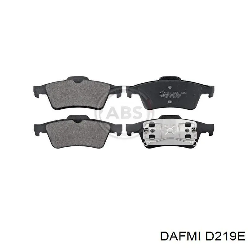 D219E Dafmi Колодки передние