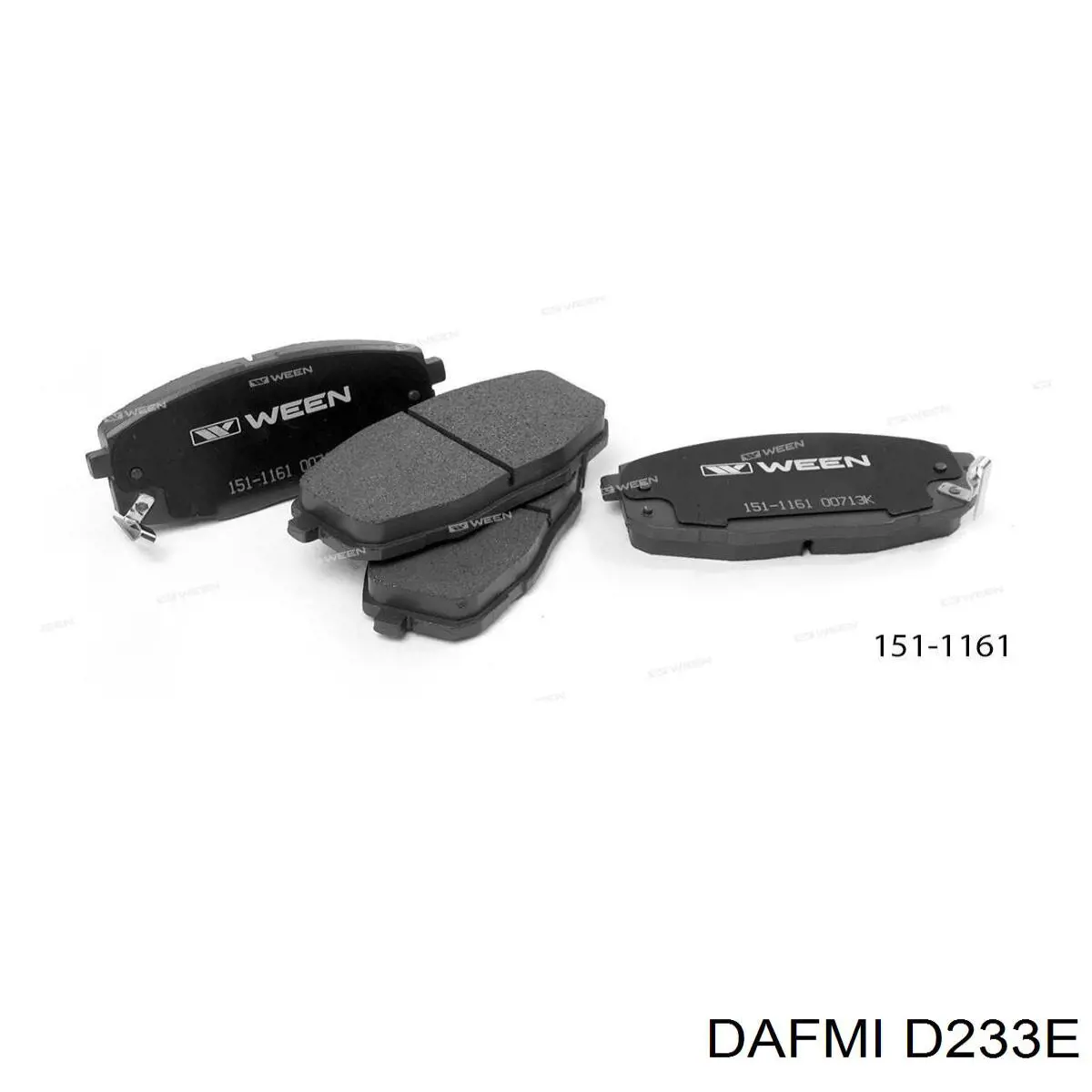 Колодки Dafmi D233E цена, от 12.88 USD