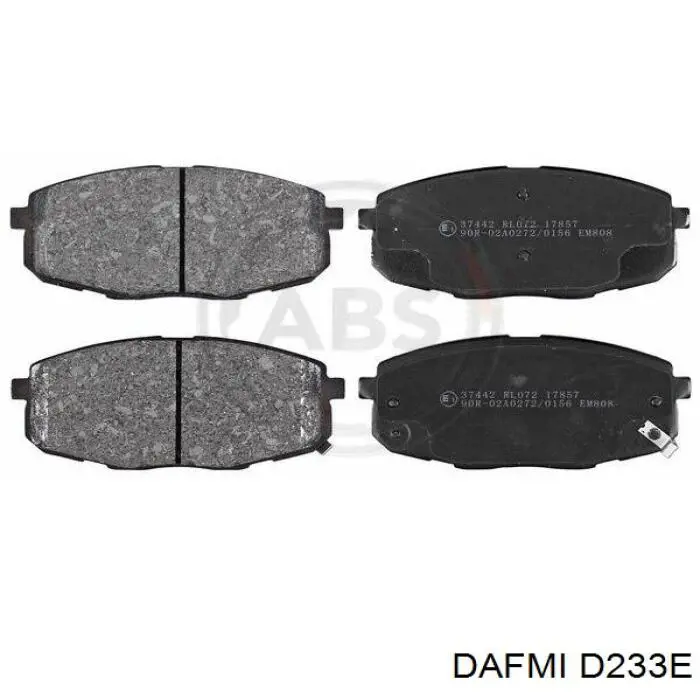 Передние тормозные колодки D233E Dafmi