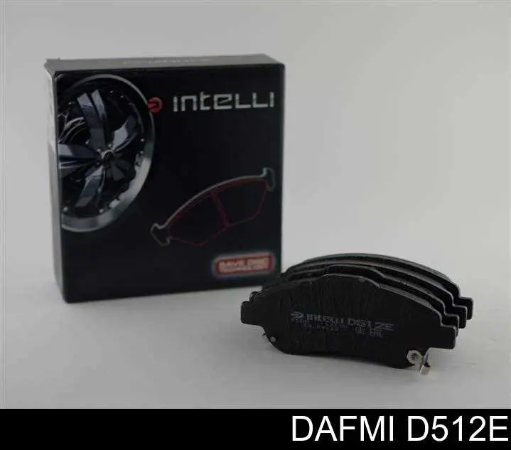 D512E Dafmi колодки тормозные передние дисковые