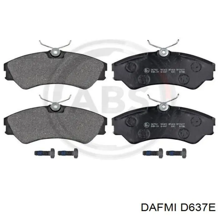 Колодки Dafmi D637E цена, от 13.84 USD
