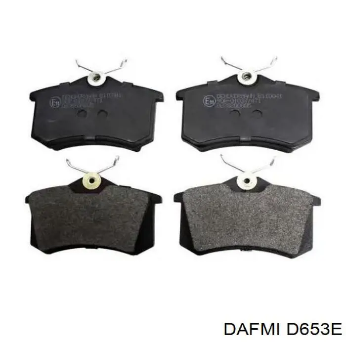Купить D653E Dafmi Колодки тормозные задние, дисковые