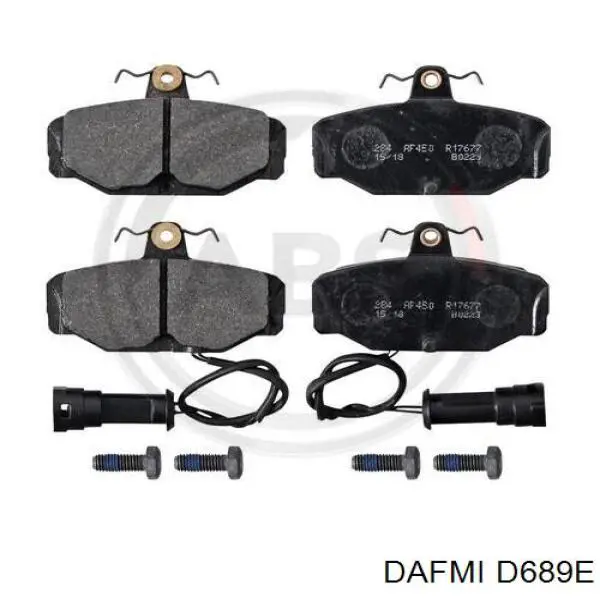 Колодки дисковые  Dafmi D689E цена, от 10.58 USD