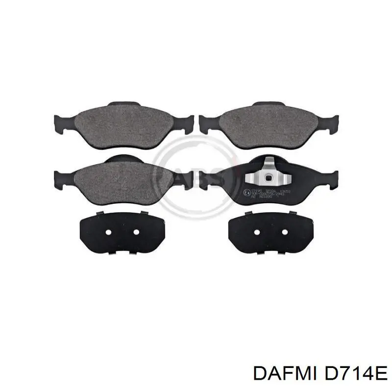 Купить D714E Dafmi Колодки тормозные