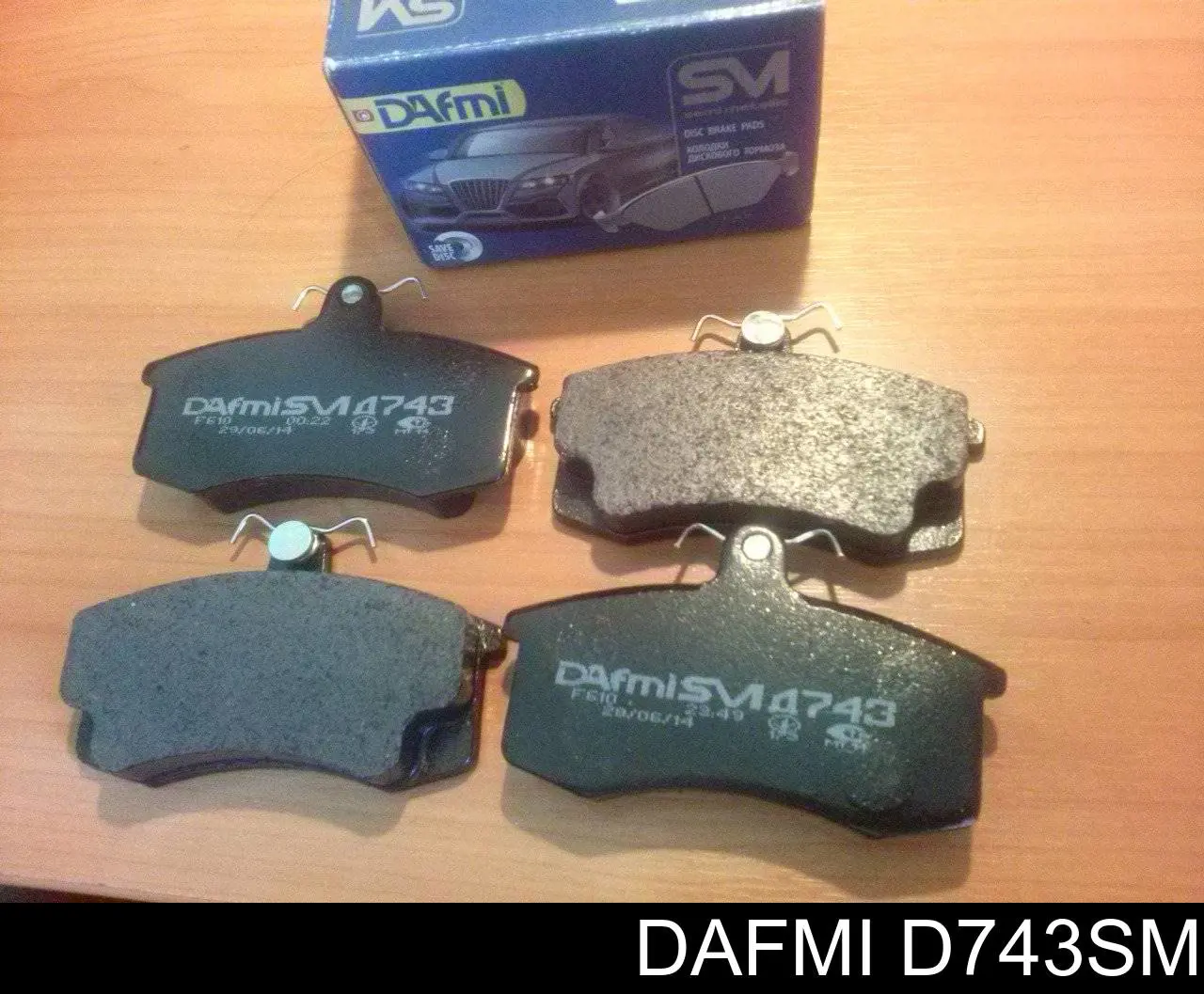 D743SM Dafmi Колодки передние