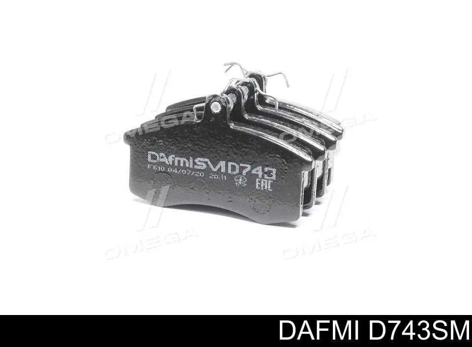 Колодки Dafmi D743SM цена, от 11.00 USD