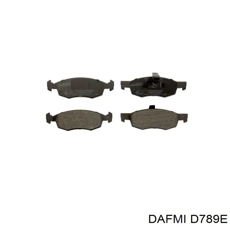 D789E Dafmi колодки тормозные передние дисковые