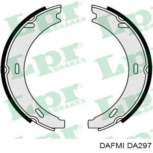 Колодки ручника DA297 Dafmi