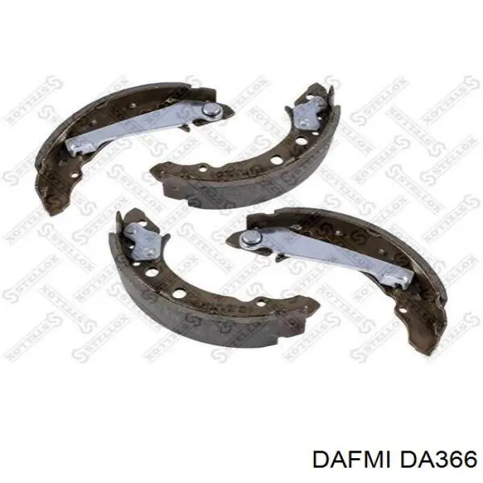 Задние барабанные колодки DA366 Dafmi
