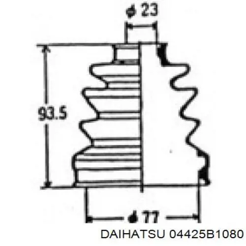  04425B1080 Daihatsu