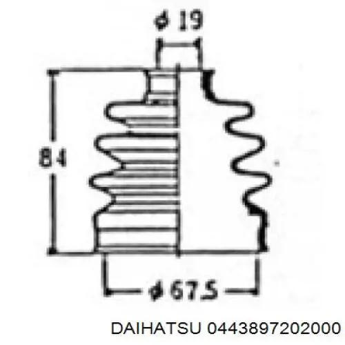 0443897202000 Daihatsu 