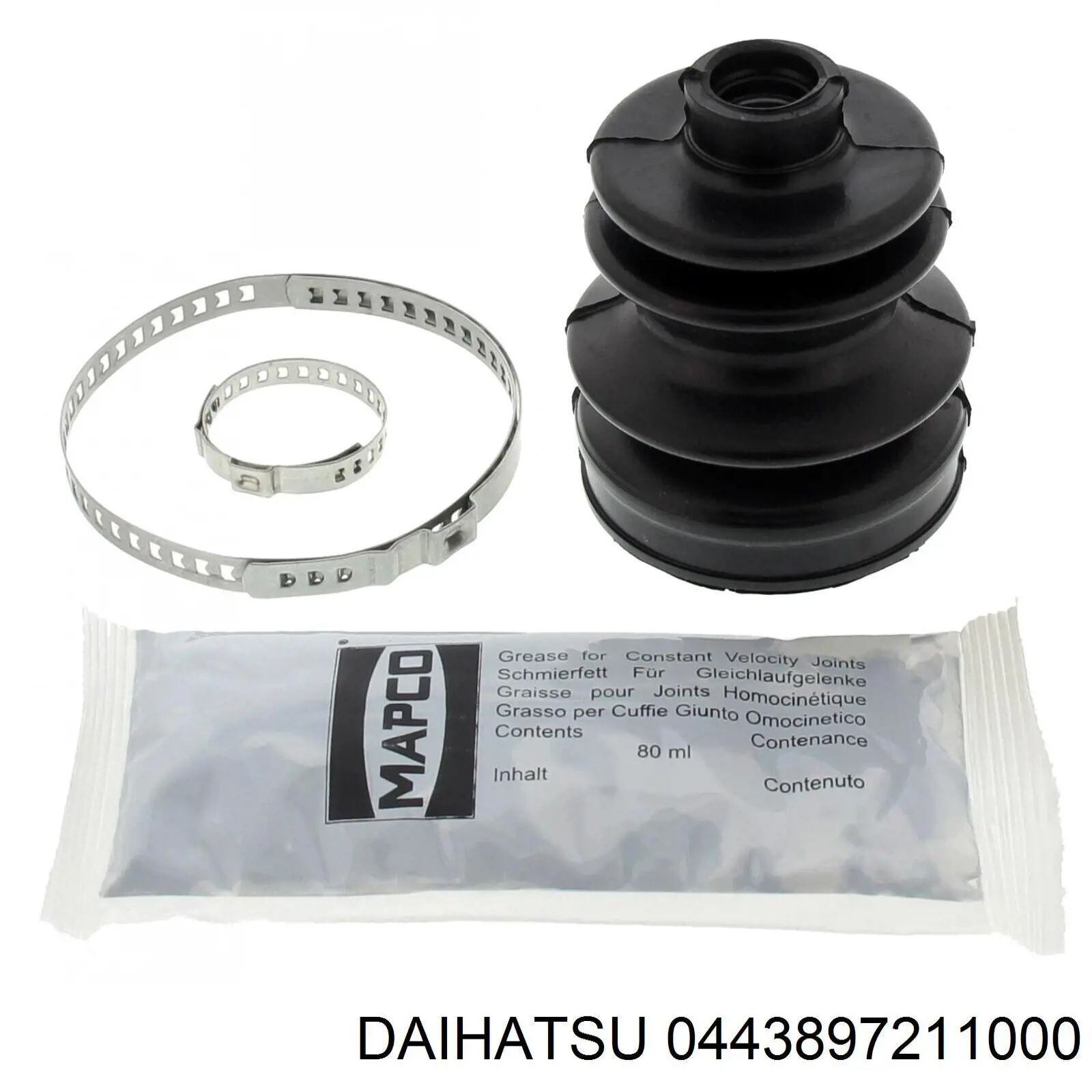 Пыльник ШРУСа наружный 0443897211000 Daihatsu