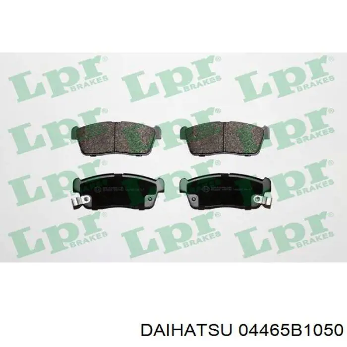 Передние тормозные колодки 04465B1050 Daihatsu