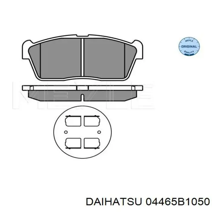 Колодки Daihatsu 04465B1050 цена, от 18.95 USD