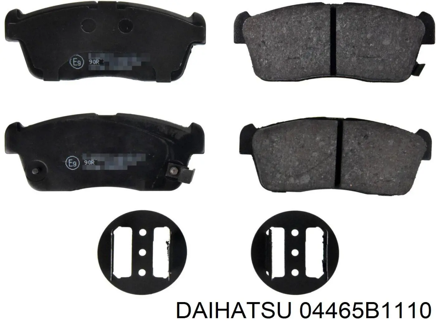 04465B1110 Daihatsu колодки тормозные передние дисковые