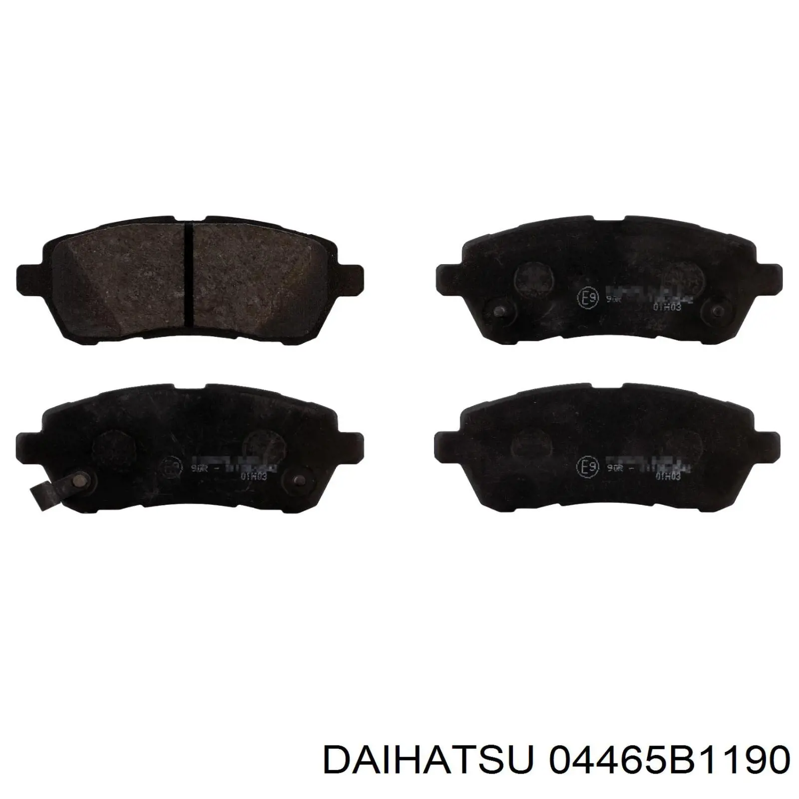 Передние тормозные колодки 04465B1190 Daihatsu