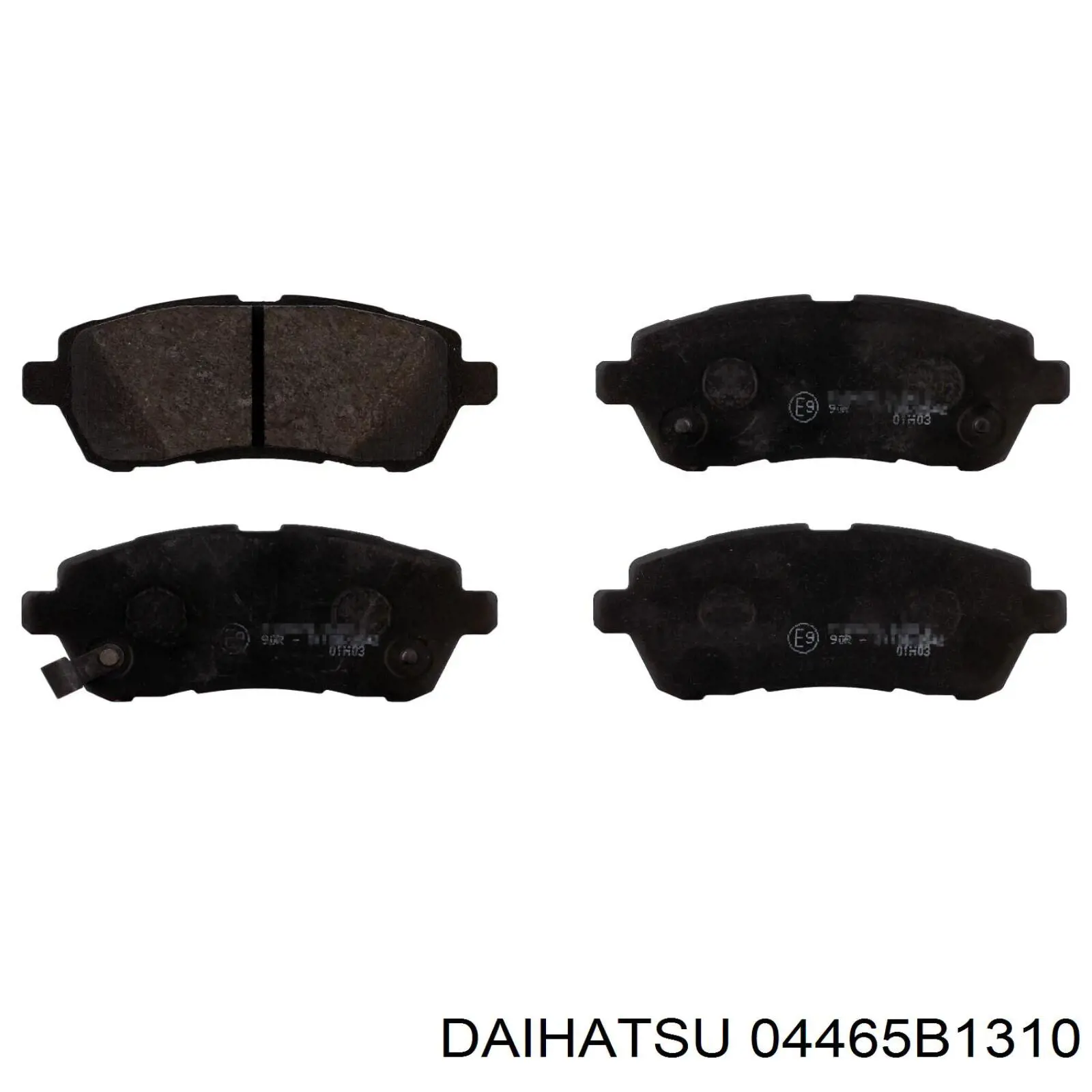 Передние тормозные колодки 04465B1310 Daihatsu