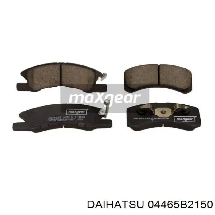 Передние тормозные колодки 04465B2150 Daihatsu