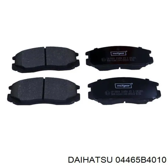 Передние тормозные колодки 04465B4010 Daihatsu