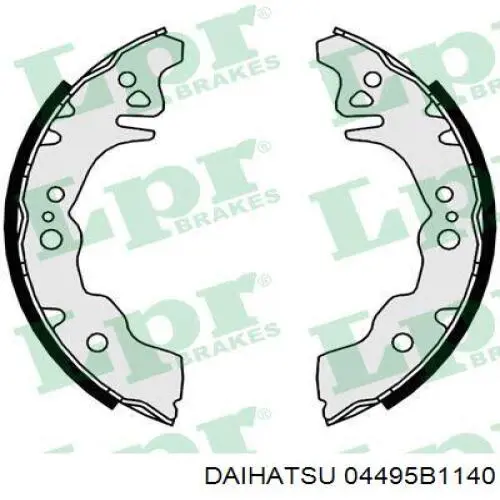 Задние барабанные колодки 04495B1140 Daihatsu