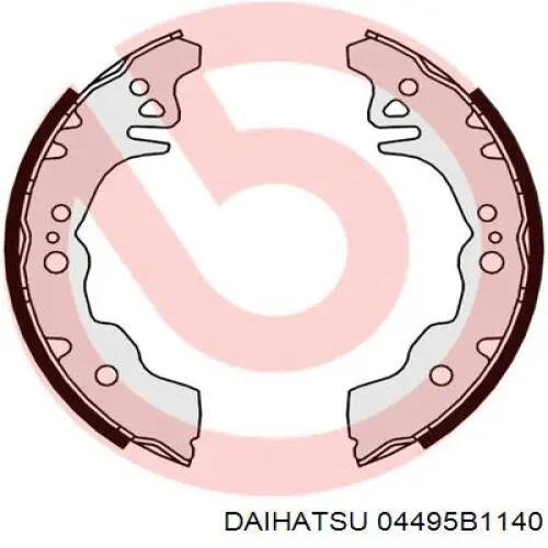 04495B1140 Daihatsu Барабанные тормозные колодки