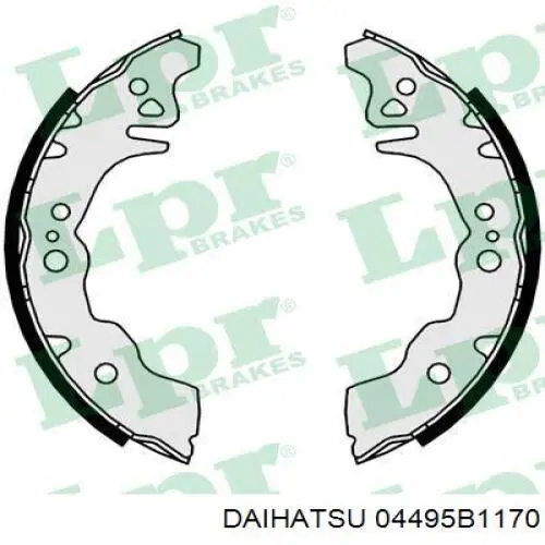 Задние барабанные колодки 04495B1170 Daihatsu