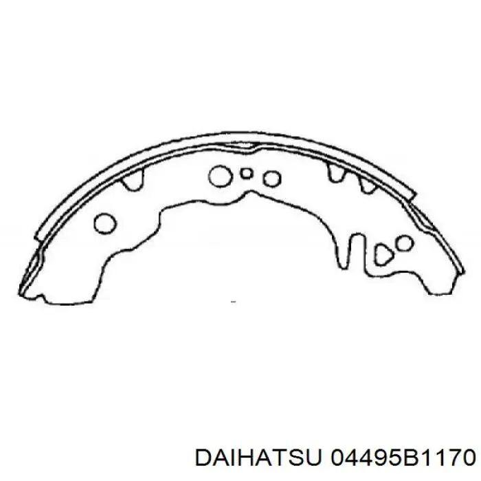 Тормоза рабочие задние ножные и тормозные барабаны Daihatsu 04495B1170 цена, от 24.71 USD