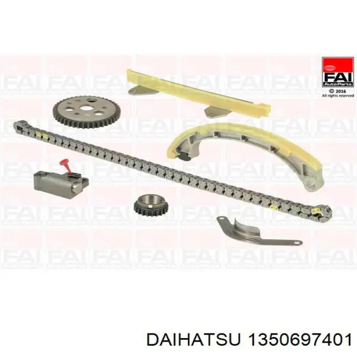 1350697401 Daihatsu cadeia do mecanismo de distribuição de gás