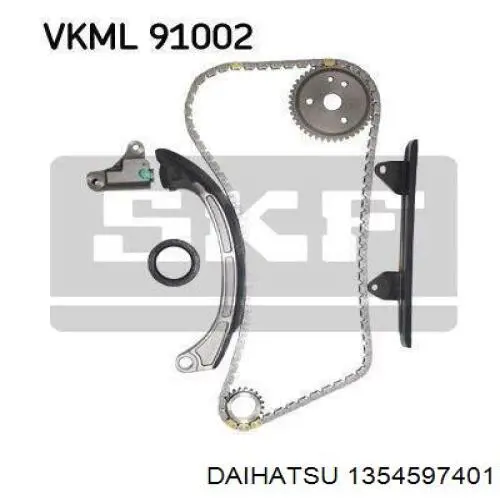 1354597401 Daihatsu reguladora de tensão da cadeia do mecanismo de distribuição de gás