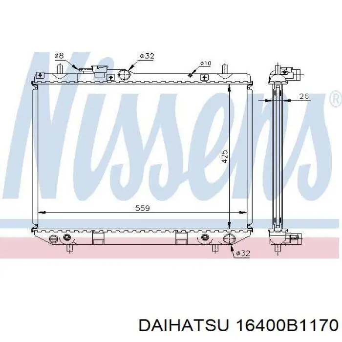  16400B1170 Daihatsu