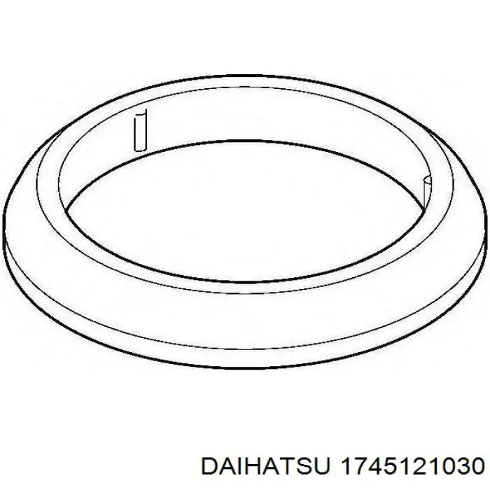1745121030 Daihatsu прокладка приемной трубы глушителя