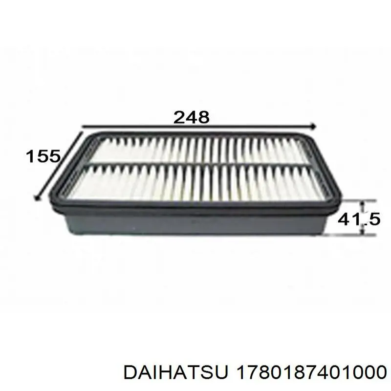1780187401000 Daihatsu воздушный фильтр