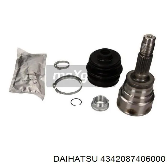 Левая полуось 4342087406000 Daihatsu