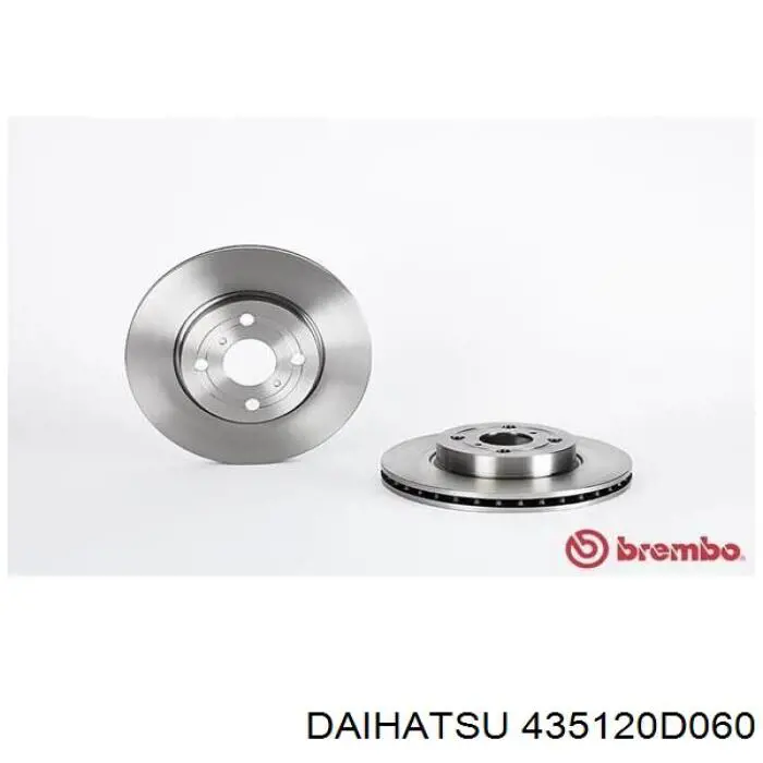 435120D060 Daihatsu Диск тормозной передний