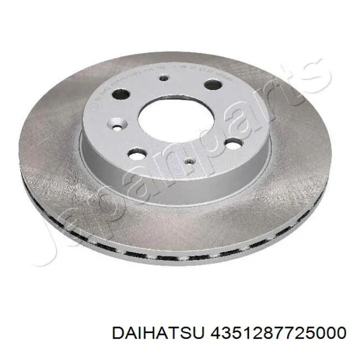 Передние тормозные диски 4351287725000 Daihatsu