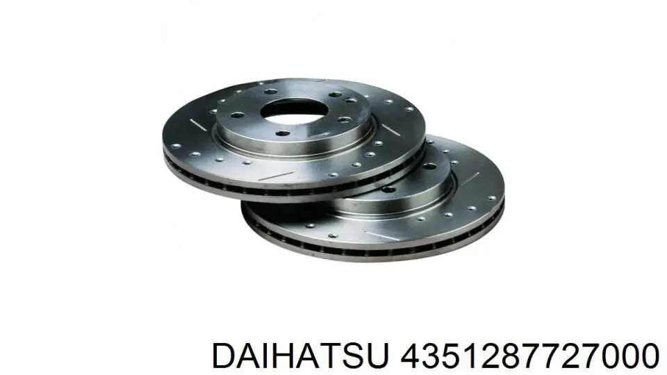 4351287727000 Daihatsu Диск тормозной передний