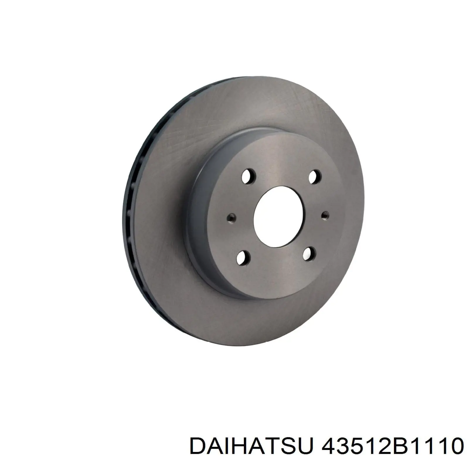 43512B1110 Daihatsu диск тормозной передний