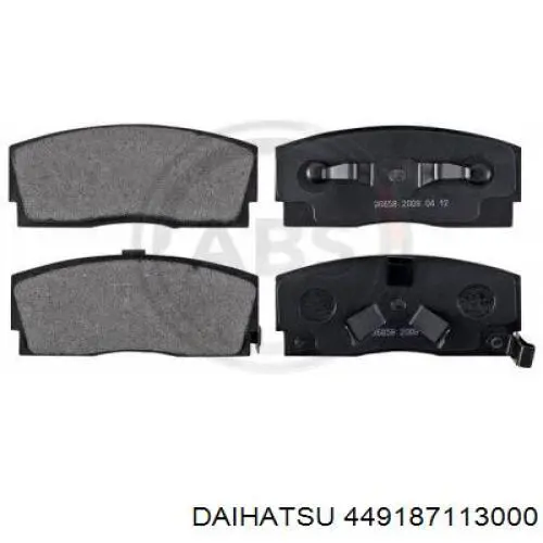 449187113000 Daihatsu Колодки передние