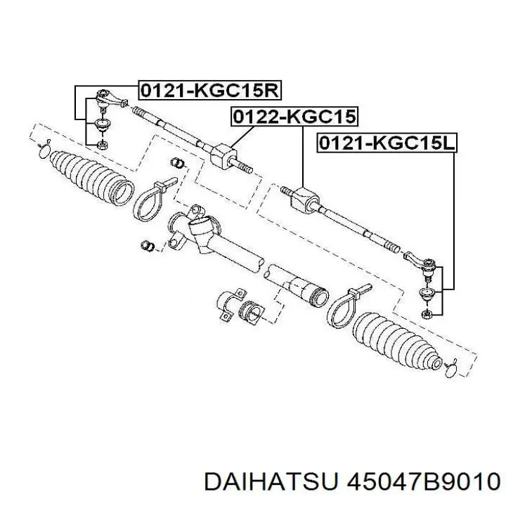 Рулевой наконечник Daihatsu 45047B9010 цена, от 8.05 USD