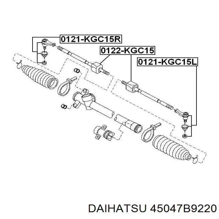 Рулевой наконечник 45047B9220 Daihatsu