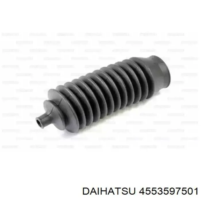4553597501 Daihatsu bota de proteção esquerda do mecanismo de direção (de cremalheira)