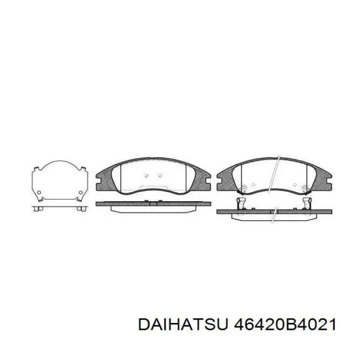 Трос стояночного тормоза задний правый Daihatsu 46420B4021 цена, от 27.88 USD